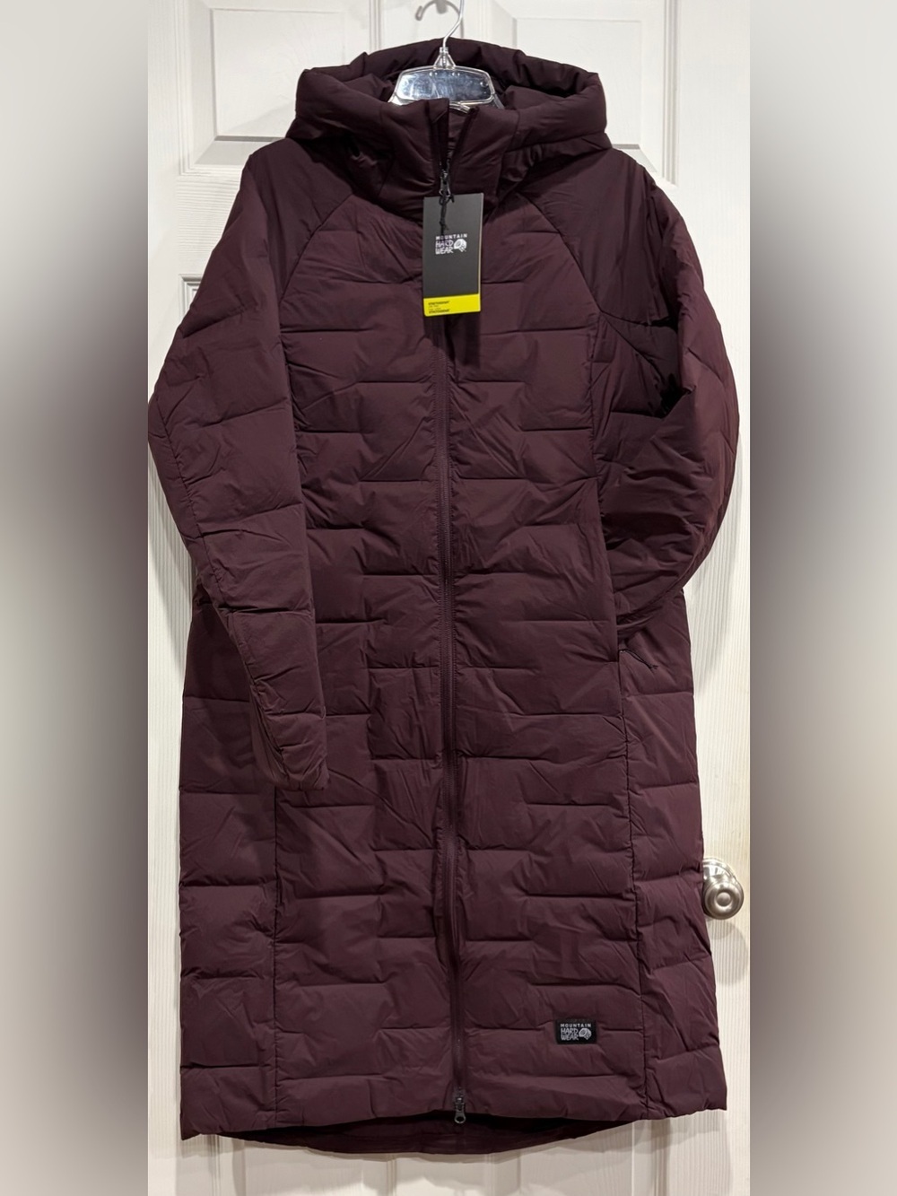 Mountain Hardwear Women's Medium Stretchdown Long Parka Dark Pink NWT Jacket